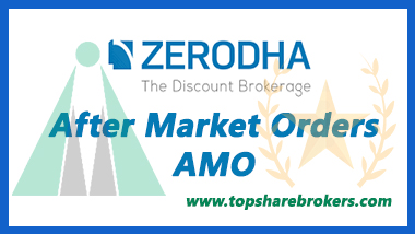 Zerodha AMO After market order charges, timing, segments  