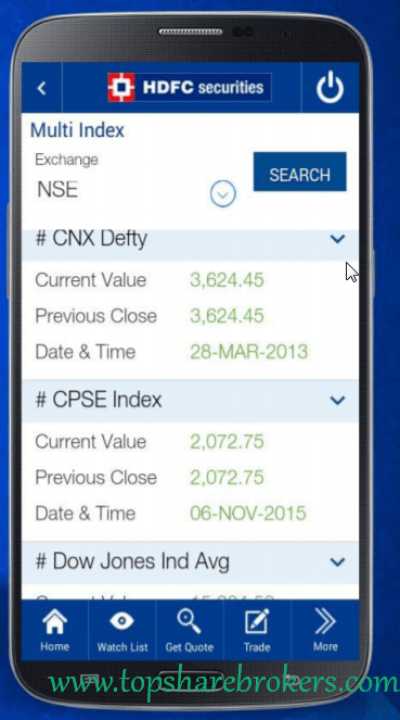 hdfc stock trading app