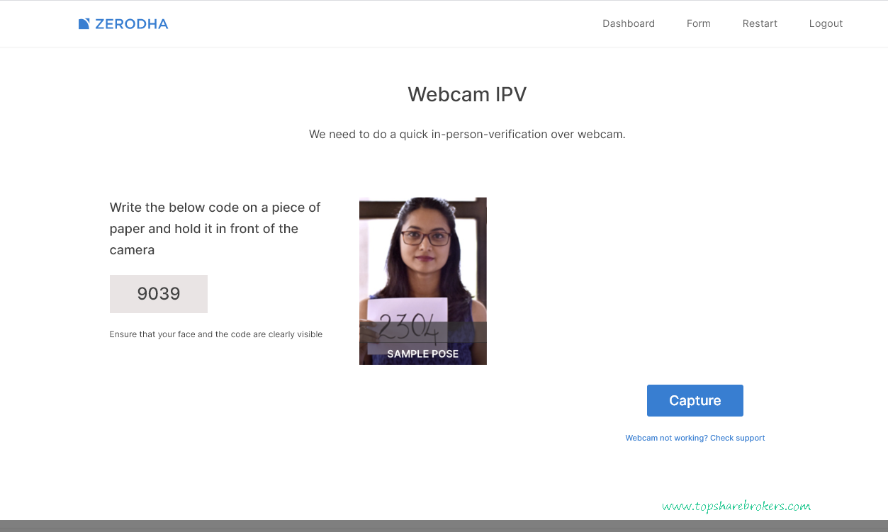 Zerodha-Online-Account-Opening-Steps-In-Person-Varification-IPV